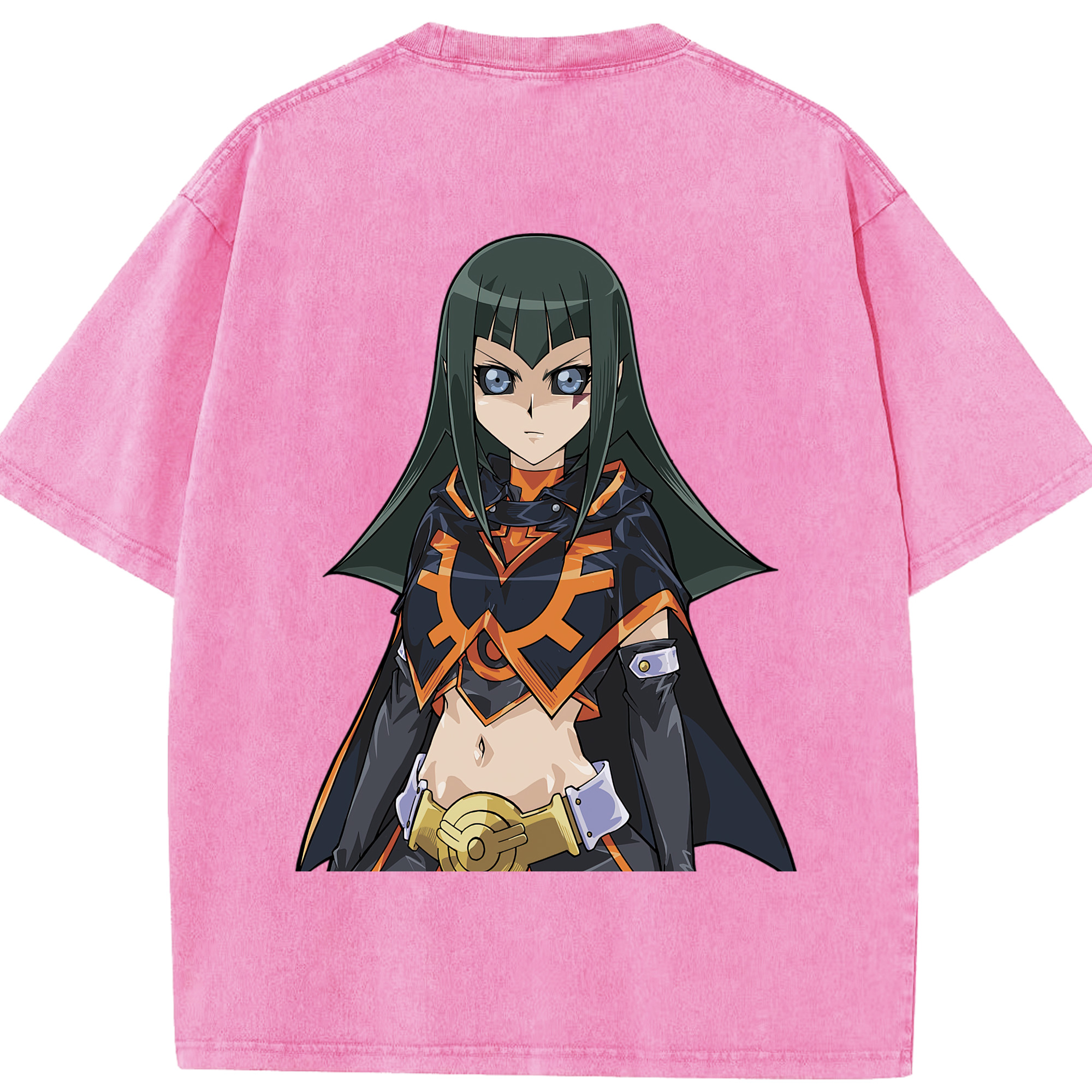 （画像用） 遊☆戯☆王 Yu-Gi-Oh! 綿100% ヴィンテージ風 半袖Tシャツ（背面プリント）